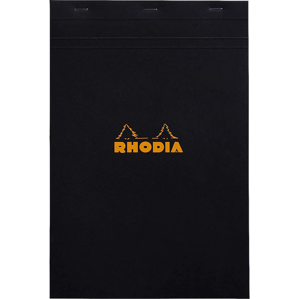 Rhodia Notepads Graph Black 8 1/4 X 12 1/2-Pen Boutique Ltd