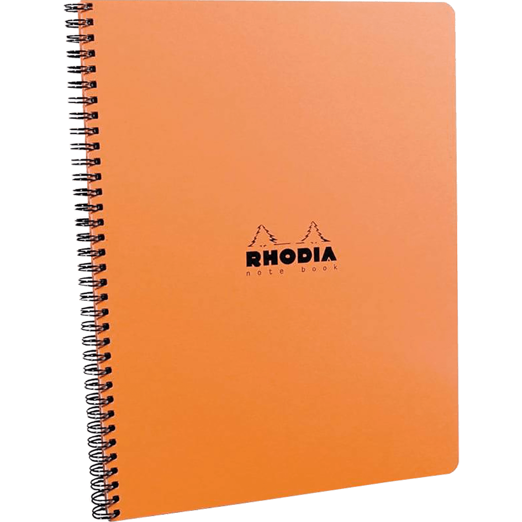 Rhodia Notebook Lined With Margin Orange - Pen Boutique Ltd