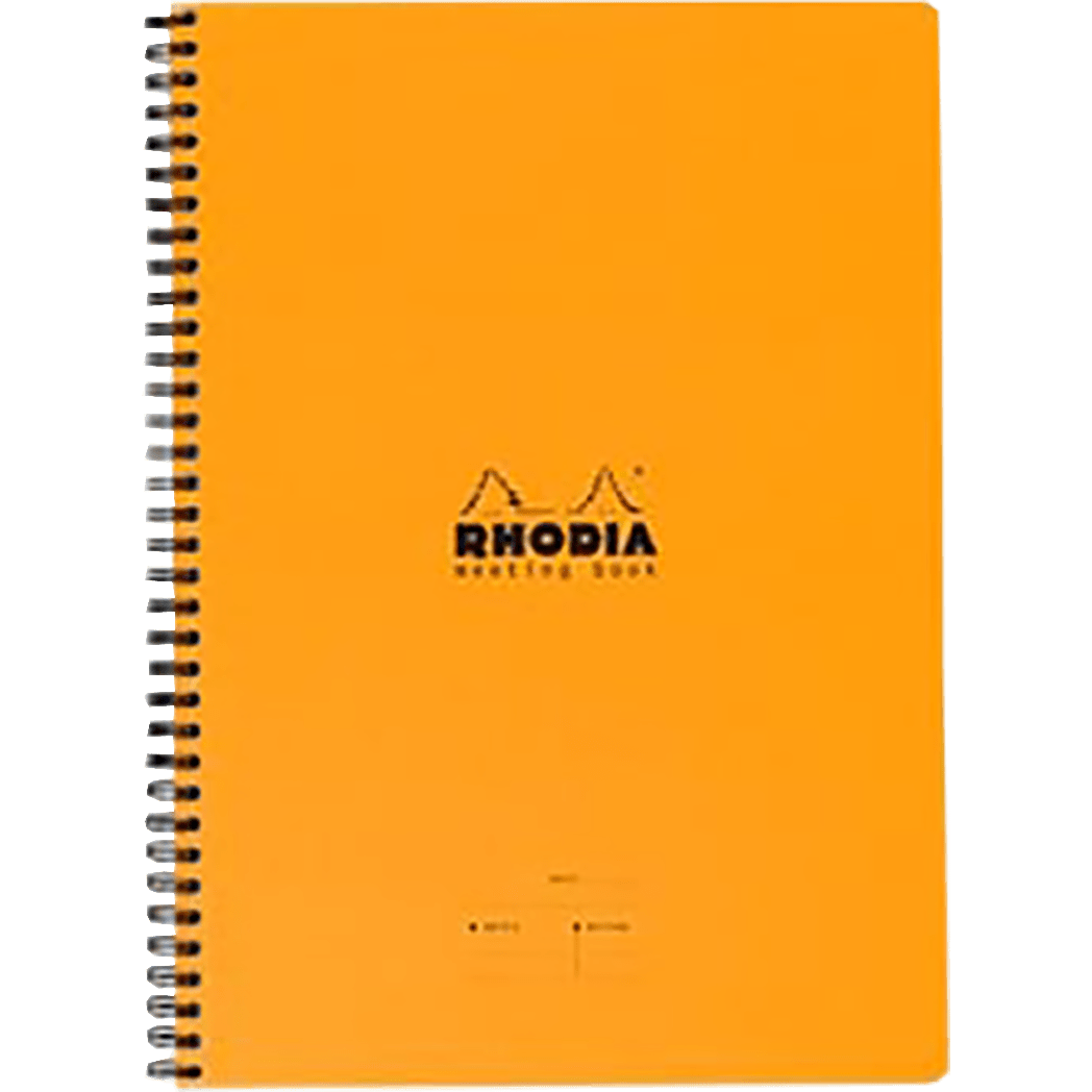 Rhodia Orange Meeting Book Large 9 x 11 3/4 - Pen Boutique Ltd