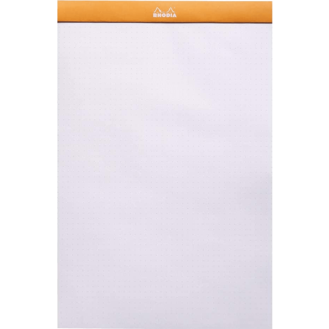 Rhodia Dot.Pad Rhodia Orange 80Sh Stapled 80G 8-1/4X12-1/2 | Matrice Points 5Mm - Pen Boutique Ltd