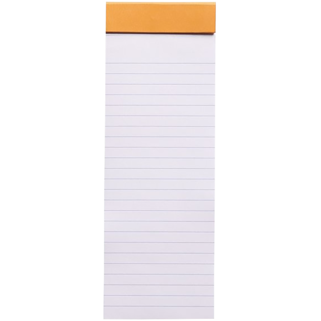 Rhodia Notepads Orange Lined 3x8 1/4-Pen Boutique Ltd
