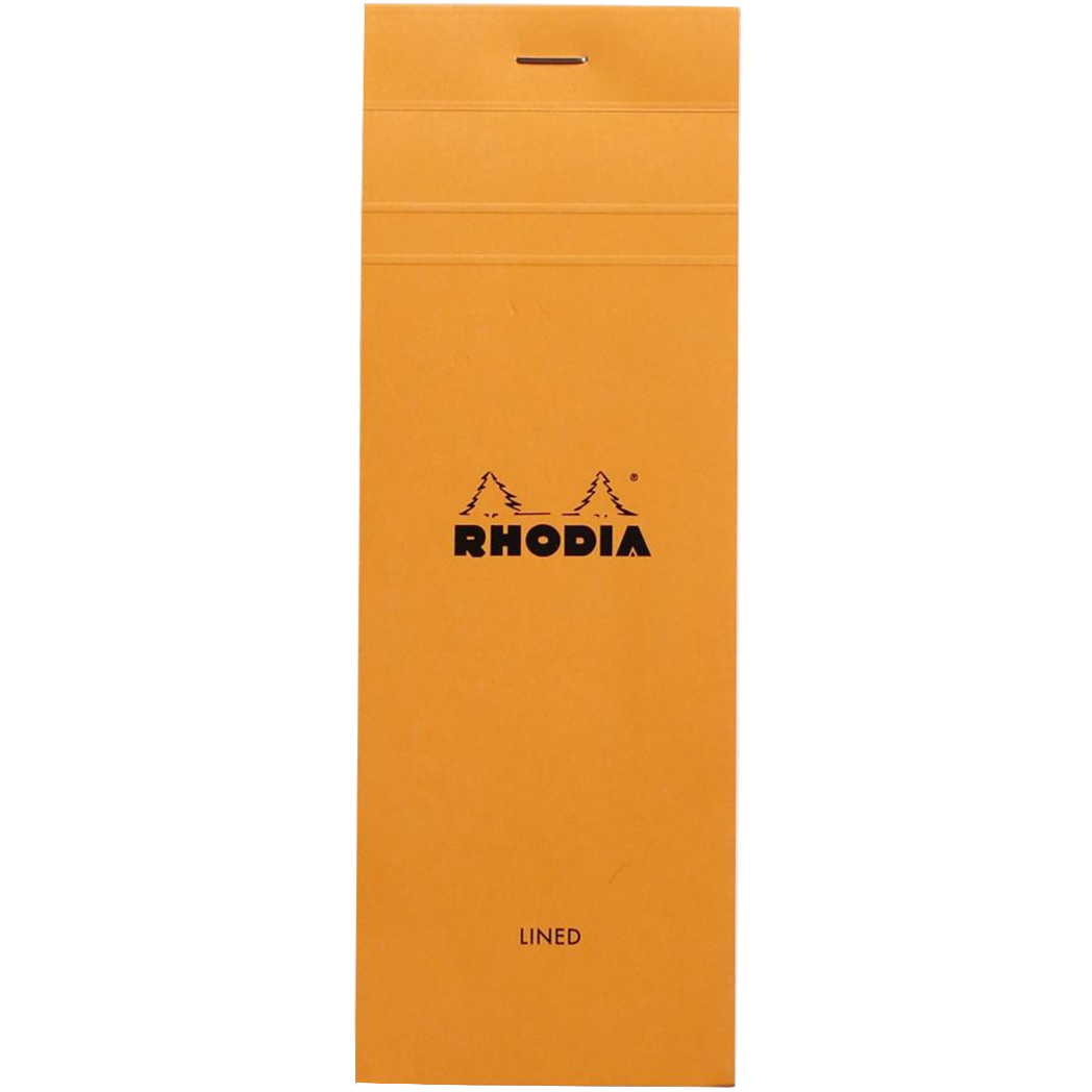 Rhodia Notepads Orange Lined 3x8 1/4-Pen Boutique Ltd