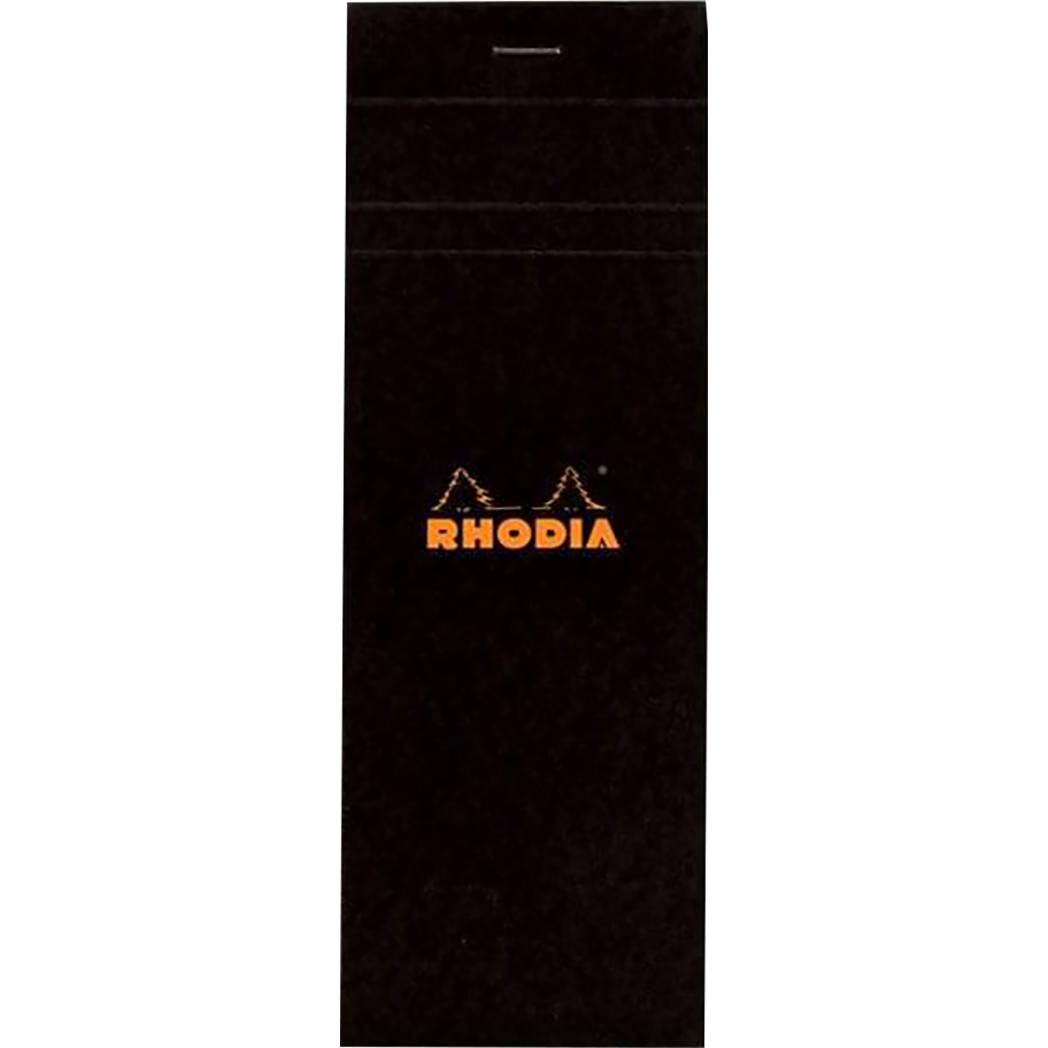 Rhodia Notepads Black Lined 3x8 1/4-Pen Boutique Ltd