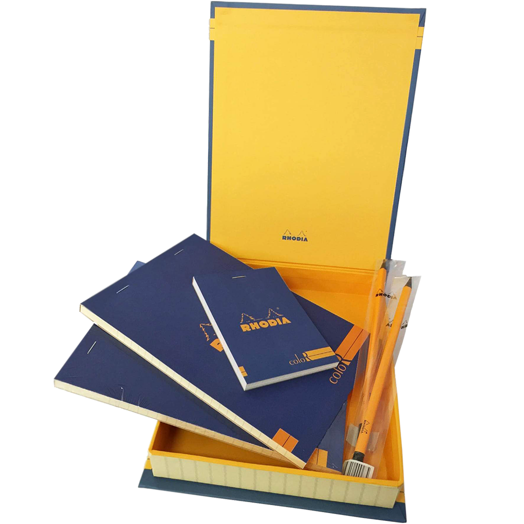 Rhodia ColoR Premium Treasure Boxes - Sapphire-Pen Boutique Ltd