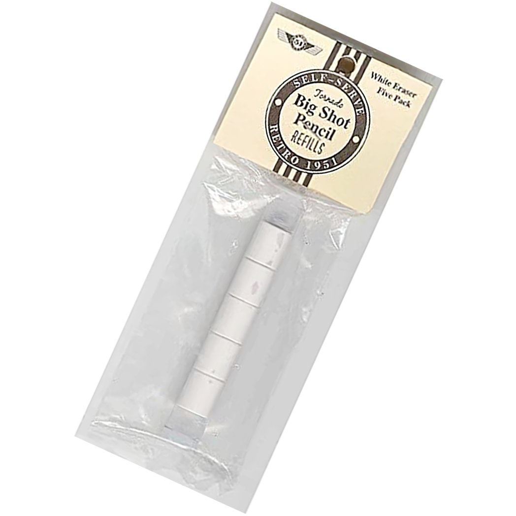 Retro51 Big Shot PC Eraser 2 pack-Pen Boutique Ltd