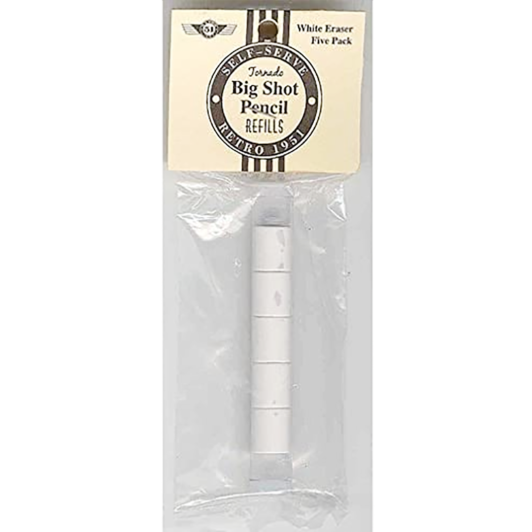 Retro51 Big Shot PC Eraser 2 pack-Pen Boutique Ltd
