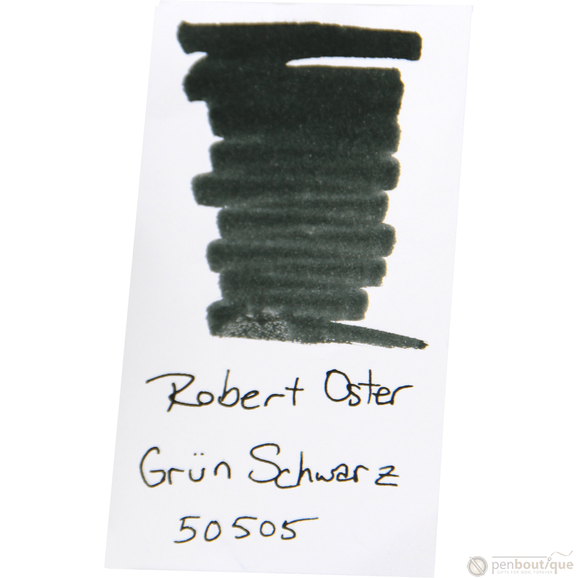 Robert Oster Signature Ink Bottle - Grün - Schwarz - 50ml - Pen Boutique Ltd