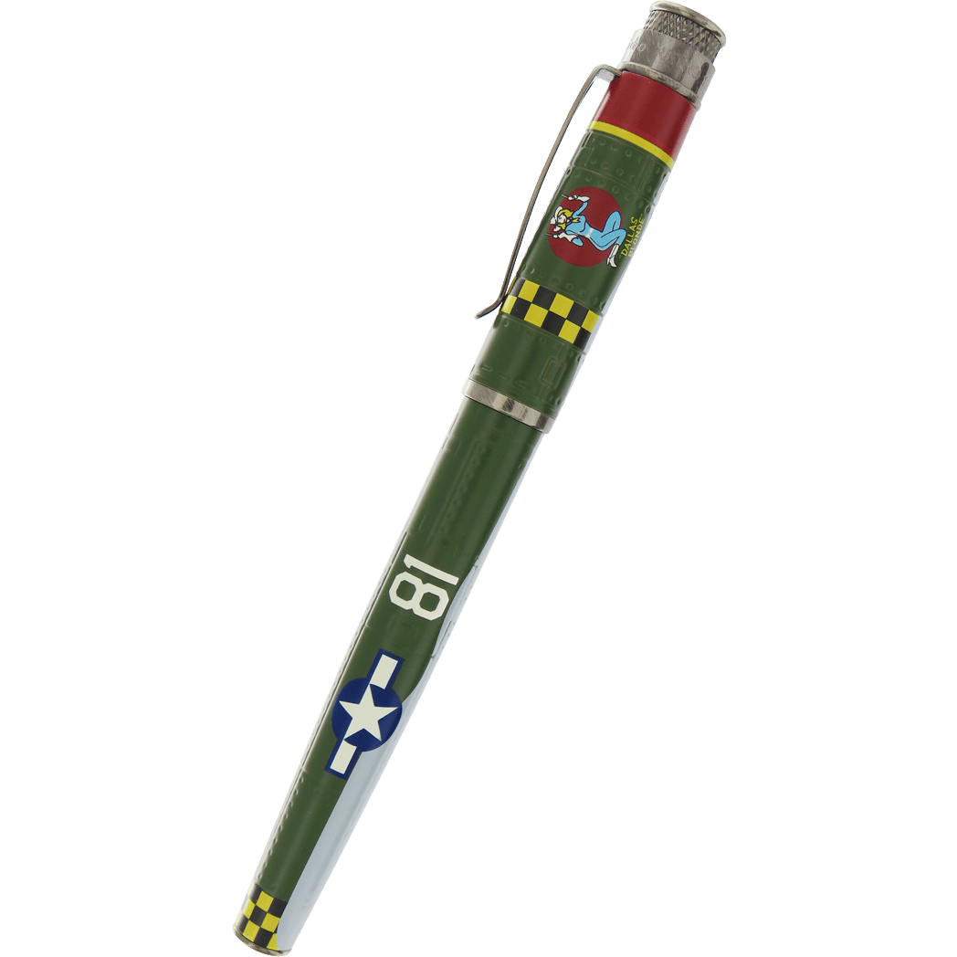 Retro 51 Tornado Fountain Pen - Vintage Metalsmith - P-47 Thunderbolt-Pen Boutique Ltd