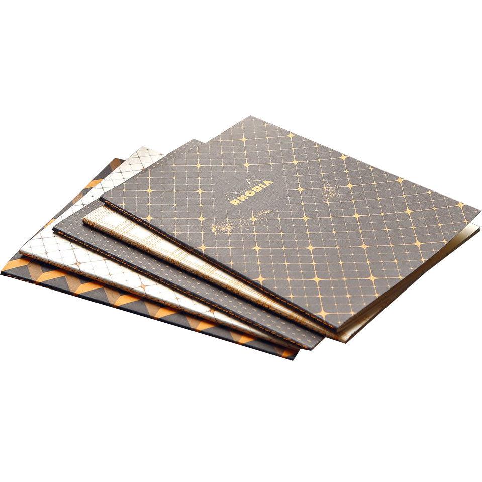 Rhodia Heritage Sewn Spine Notebook - Checkered Lined - Limited Edition (9.75" x 7.5")-Pen Boutique Ltd
