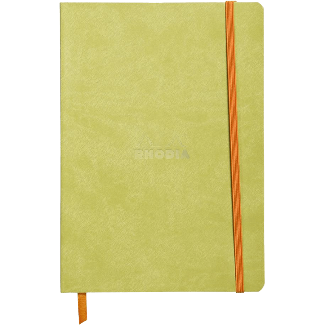 Rhodia Rhodiarama Notebook Anise Dot Grid A5 size - 6x8.25" - Pen Boutique Ltd