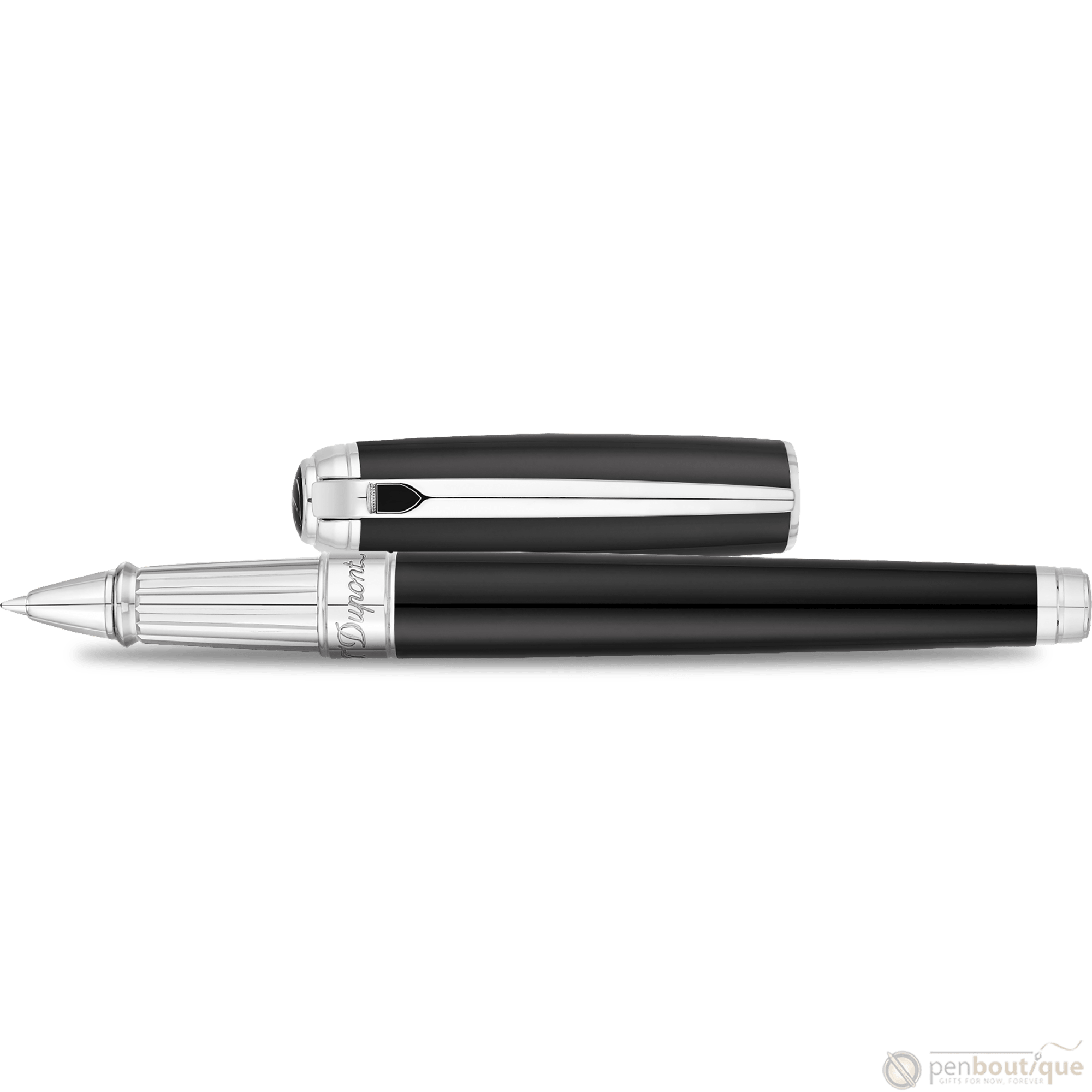 S T Dupont Line D Rollerball Pen - Black - Pen Boutique Ltd