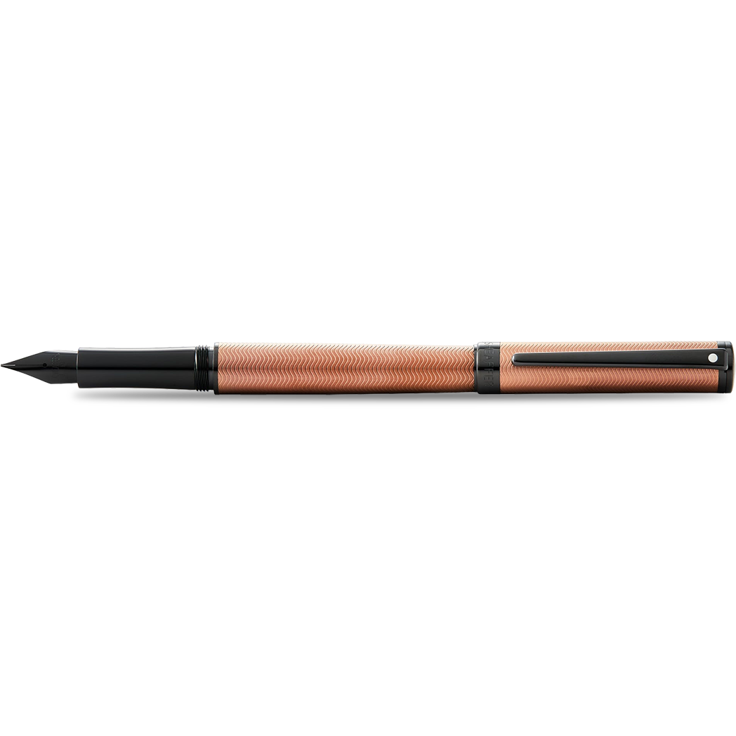 Sheaffer Intensity Fountain Pen - Engraved Bronze PVD-Pen Boutique Ltd