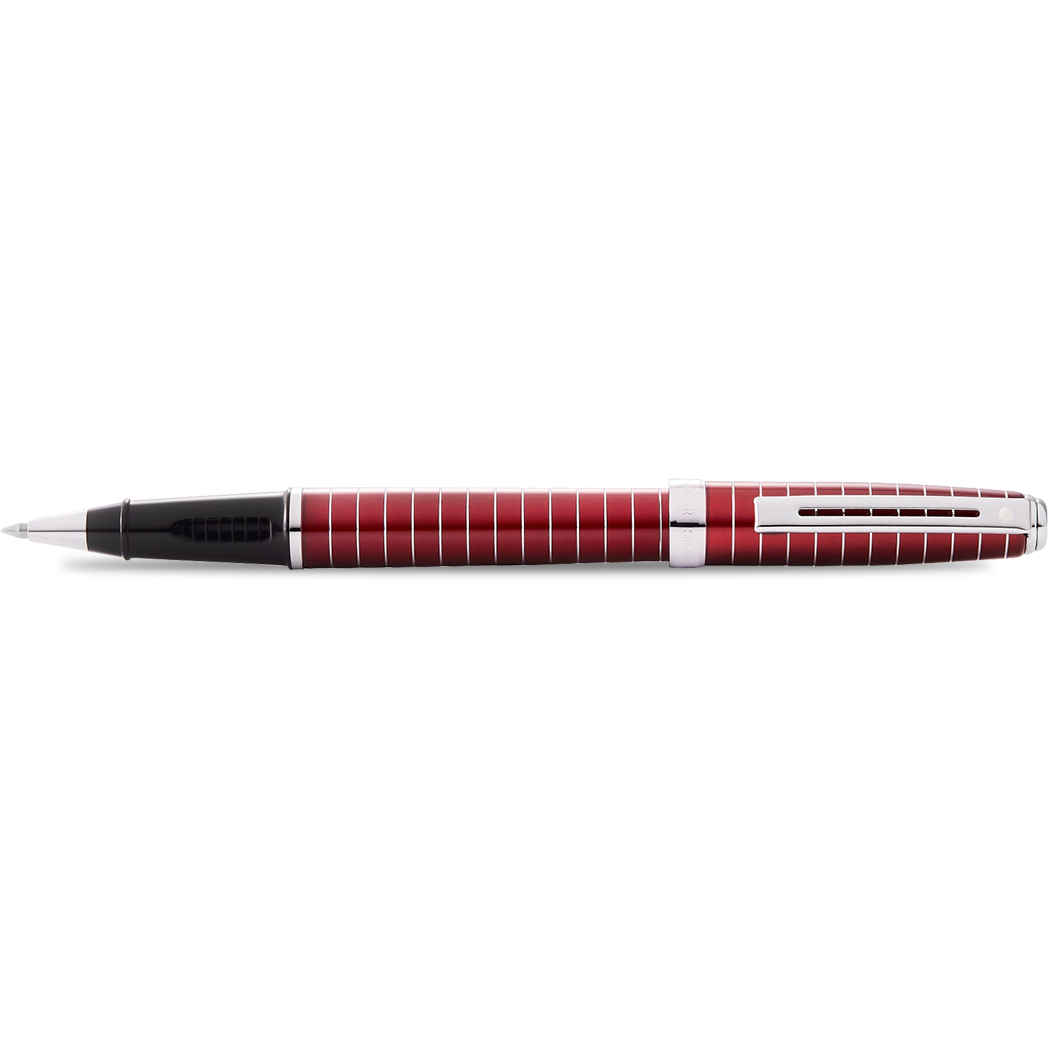 Sheaffer Prelude Rollerball Pen - Merlot Red - Chrome Trim-Pen Boutique Ltd
