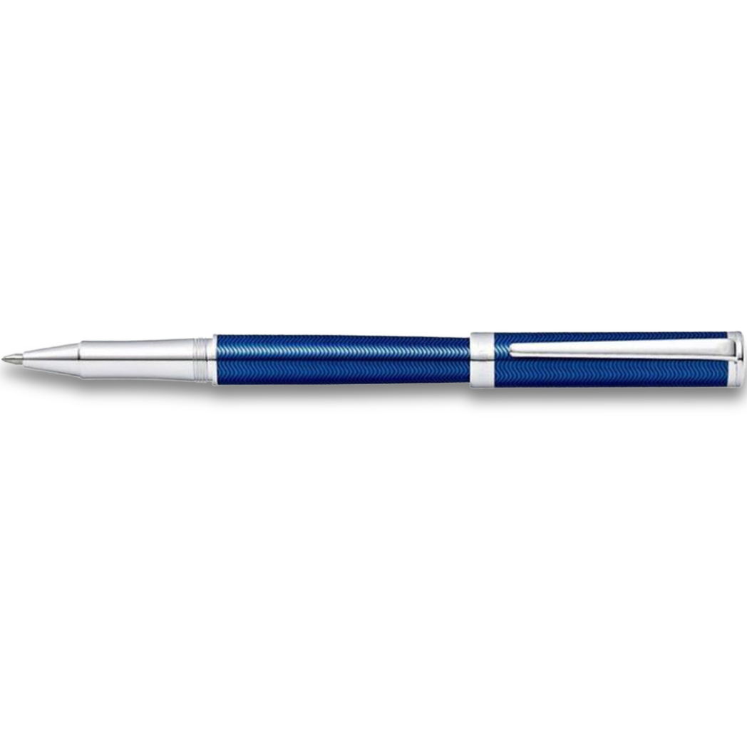 Sheaffer Intensity Rollerball Pen - Engraved Translucent Blue Lacquer-Pen Boutique Ltd