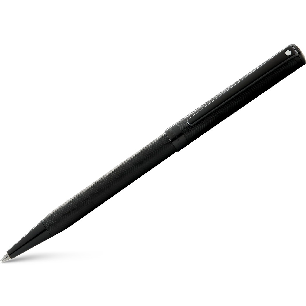 Sheaffer Intensity Ballpoint Pen - Engraved Matte Black PVD-Pen Boutique Ltd