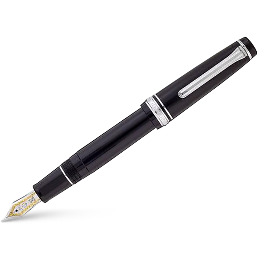 Sailor Professional Gear Black/Silver Fountain Pen-Pen Boutique Ltd