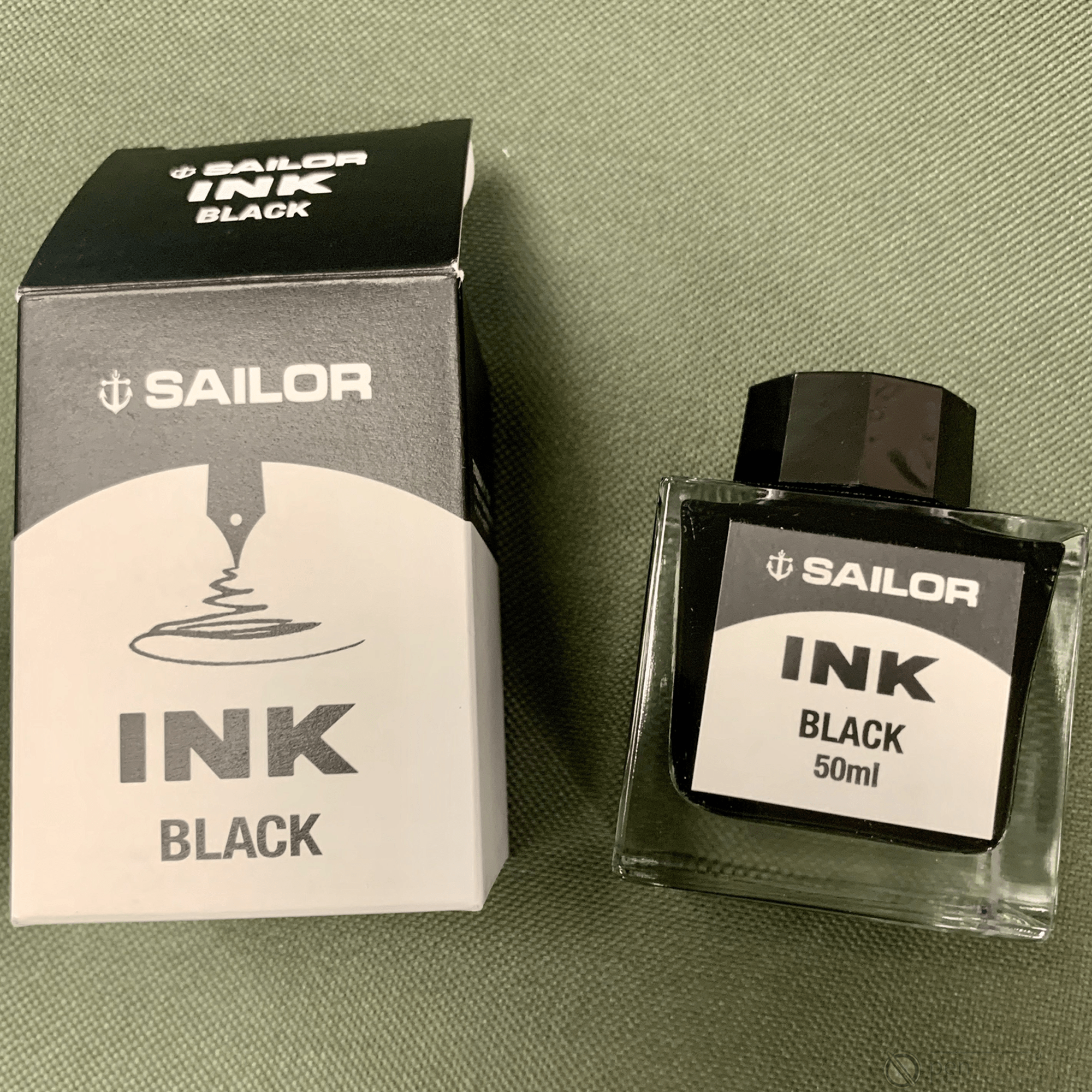 Sailor Ink Bottle - Black - 50ml - Pen Boutique Ltd