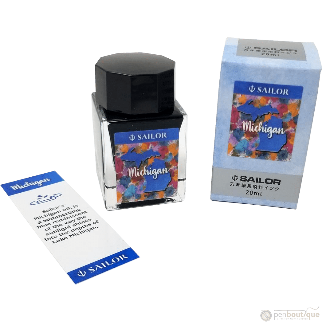 Sailor Bottled Ink - USA State - Michigan - 20ml - Pen Boutique Ltd