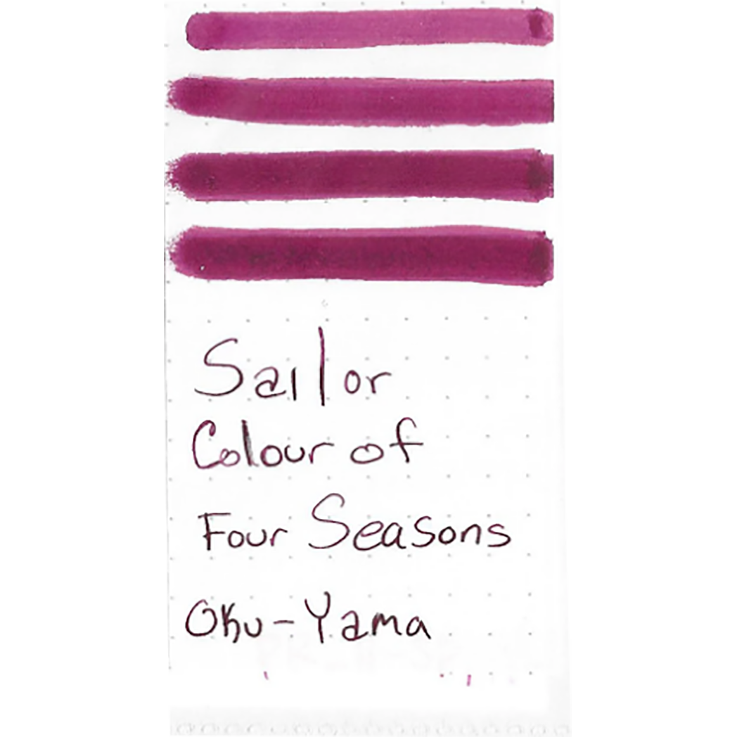 Sailor Colors of Four Seasons Special Edition Oku-Yama Ink Bottle-Pen Boutique Ltd