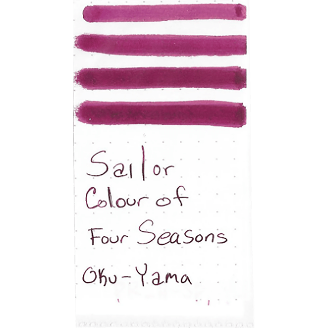 Sailor Colors of Four Seasons Special Edition Oku-Yama Ink Bottle - Pen Boutique Ltd
