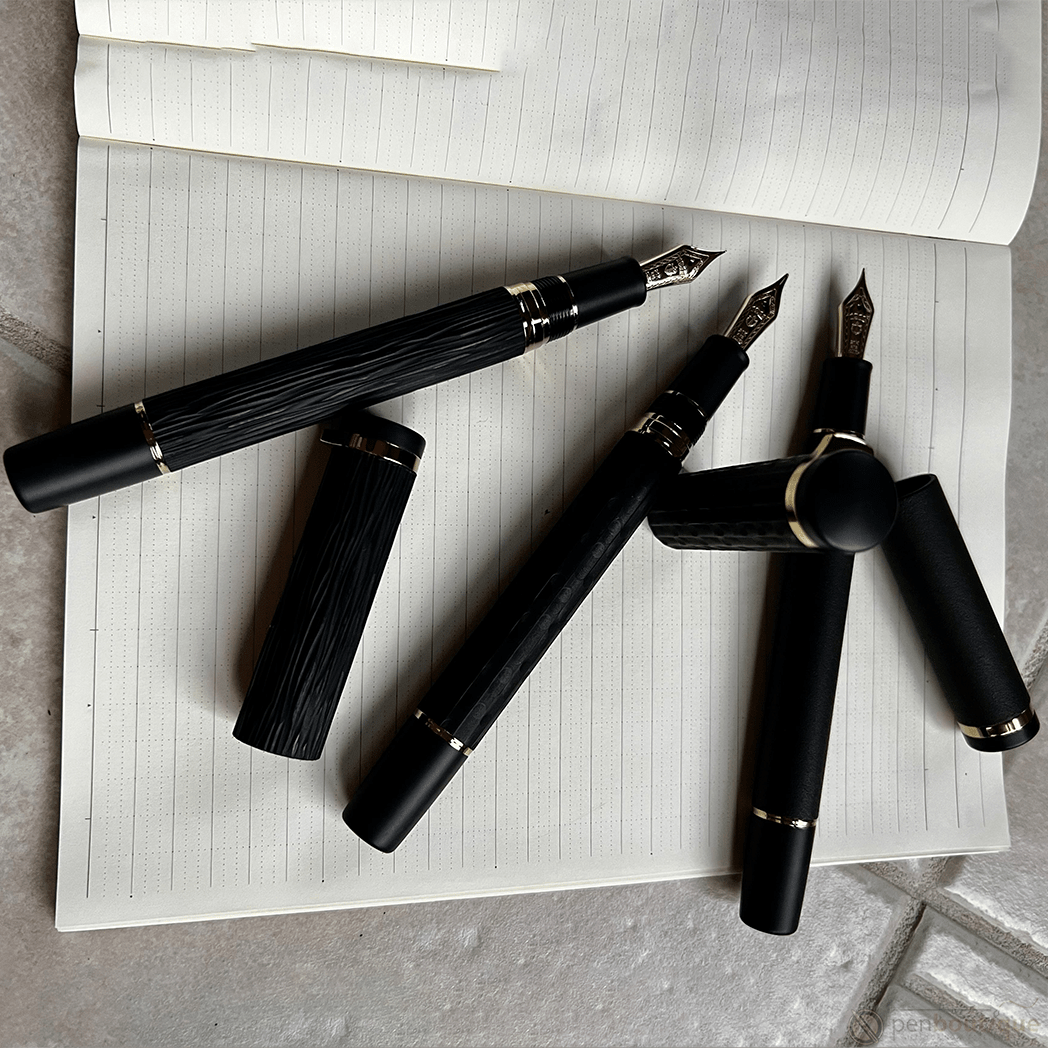 Sailor Ebonite Sculpture Fountain Pen - Yokaze (Night Breeze) - Pen Boutique Ltd