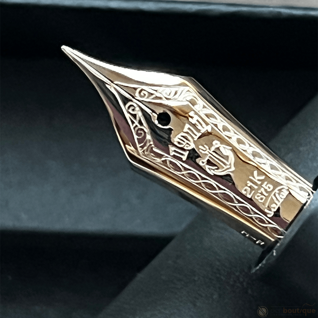 Sailor Ebonite Sculpture Fountain Pen - Yokaze (Night Breeze) - Pen Boutique Ltd