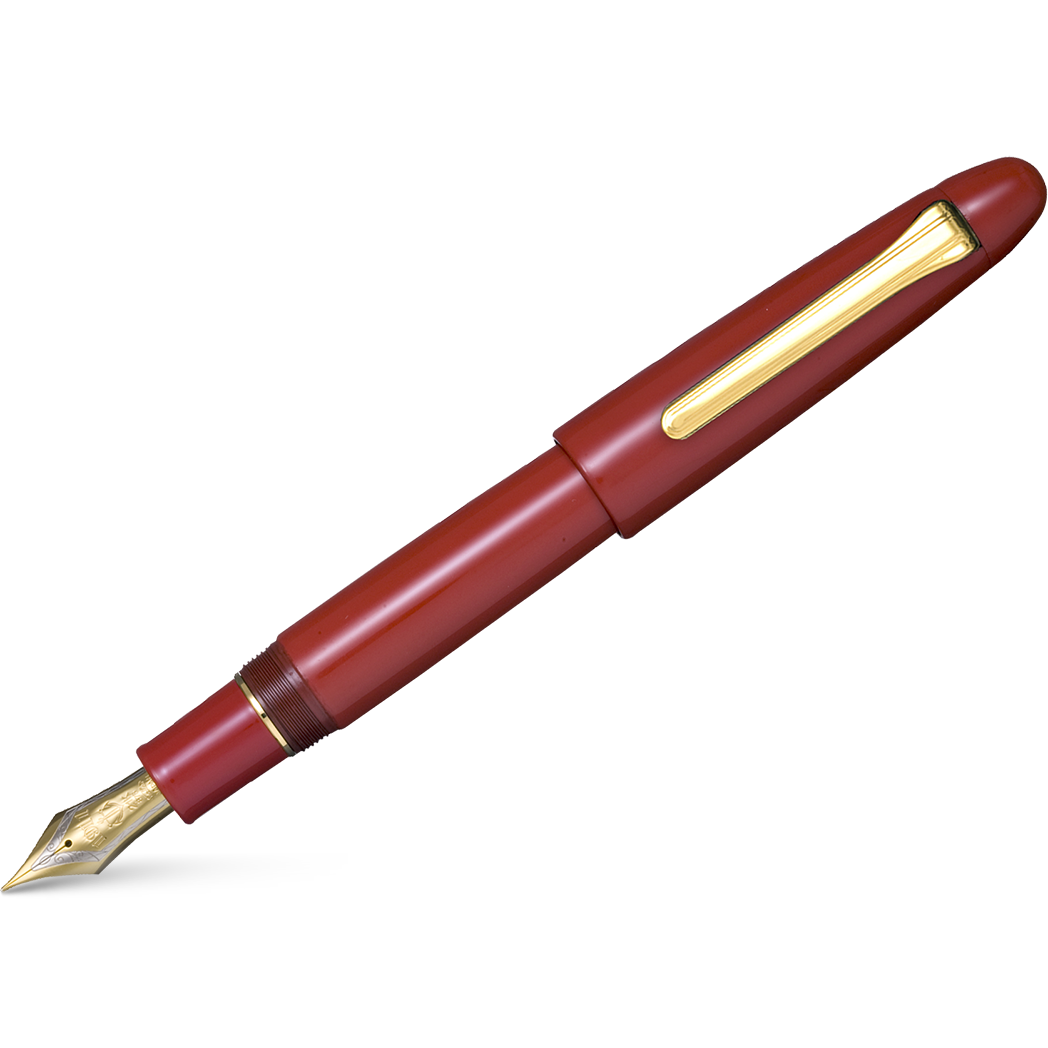 Sailor Fountain Pen - King of Pens - Urushi 'Kaga' Cherry Red (Bespoke Dealer Exclusive)-Pen Boutique Ltd