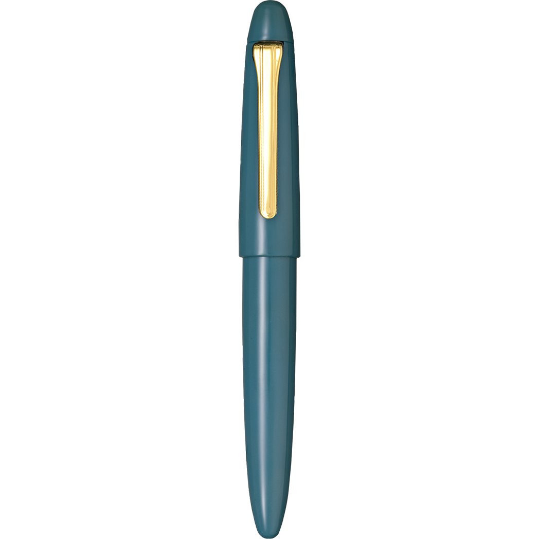 Sailor Fountain Pen - King of Pens - Urushi 'Kaga' Teal Blue (Bespoke Dealer Exclusive)-Pen Boutique Ltd