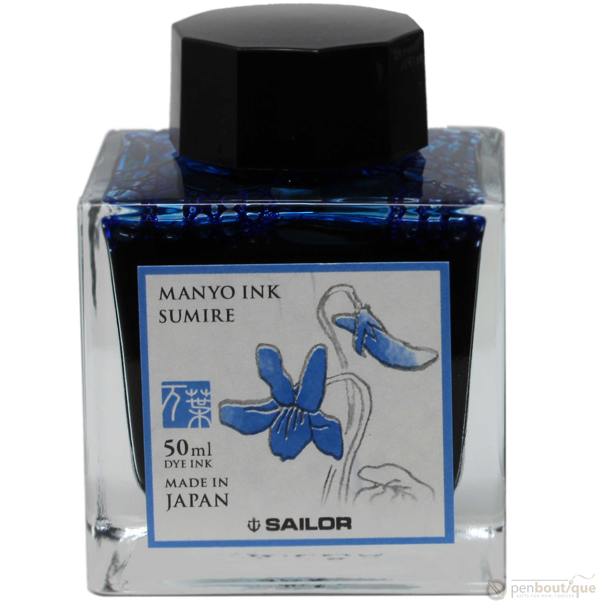 Sailor Manyo Ink Bottle - Sumire - 50ml-Pen Boutique Ltd