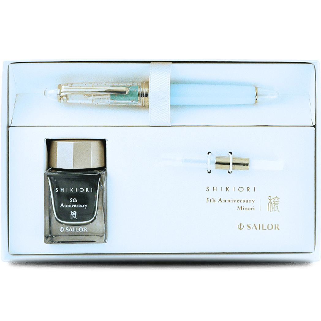 Sailor 1911 Fountain Pen - Shikiori 5th Anniversary - Minori (Limited Edition) - Pen Boutique Ltd