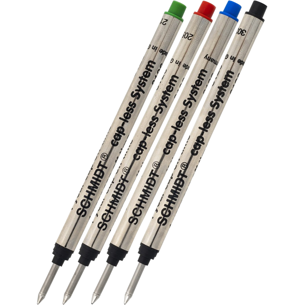 Schmidt Long Capless Rollerball 0.6 mm Refill-6pkt-Pen Boutique Ltd
