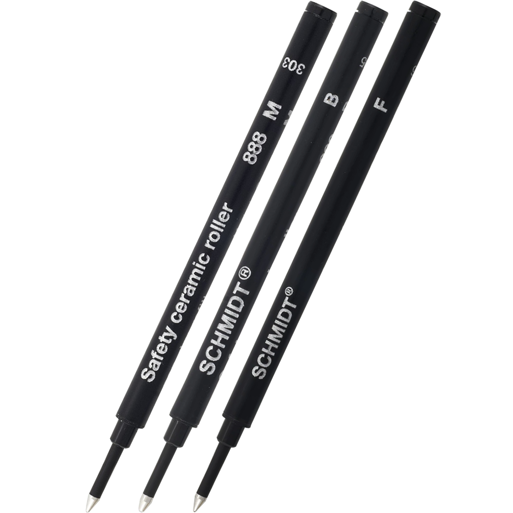 Schmidt Safety Ceramic Rollerball Plastic Tube Refill-6pkt-Pen Boutique Ltd