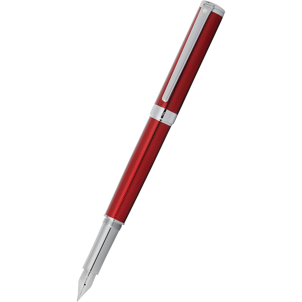 Sheaffer Intensity Fountain Pen - Engraved Red-Pen Boutique Ltd