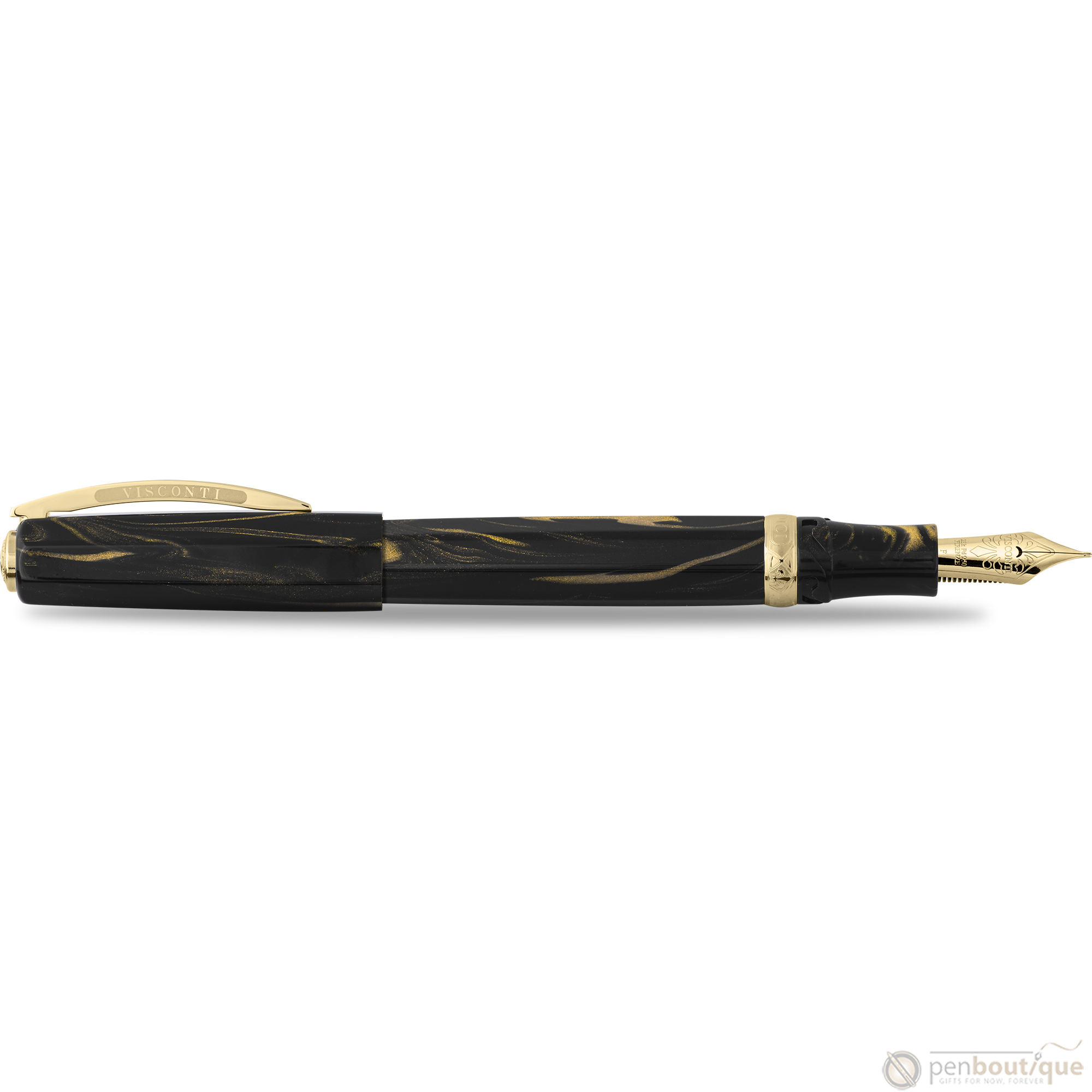Visconti Fountain Pen - Medici Dynasty - Black Basilica - Oversize-Pen Boutique Ltd