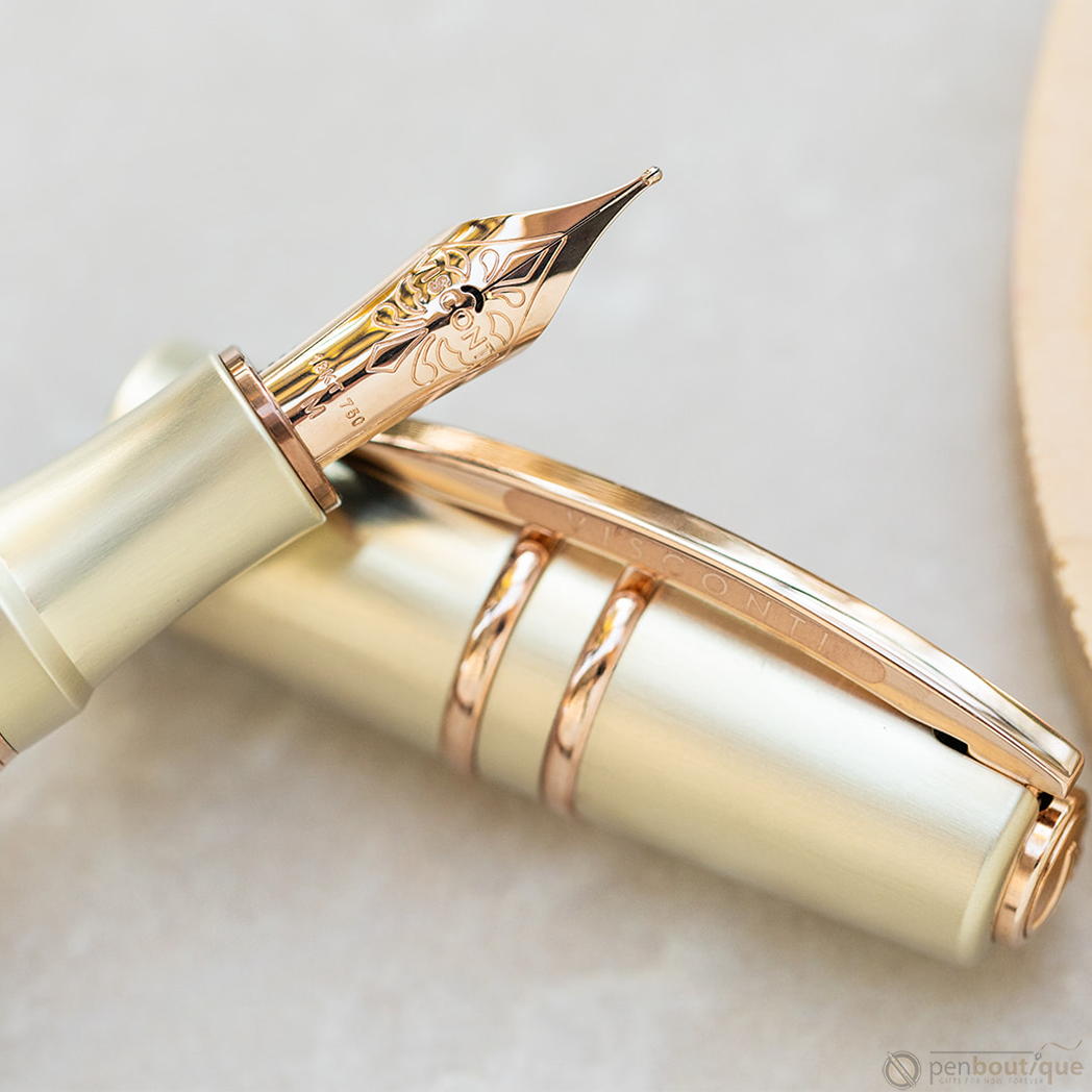 Visconti Homo Sapiens Fountain Pen - Dual Touch - Cognac (Oversize)-Pen Boutique Ltd