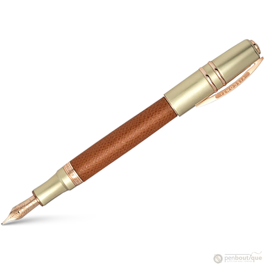 Visconti Homo Sapiens Fountain Pen - Dual Touch - Cognac (Oversize)-Pen Boutique Ltd