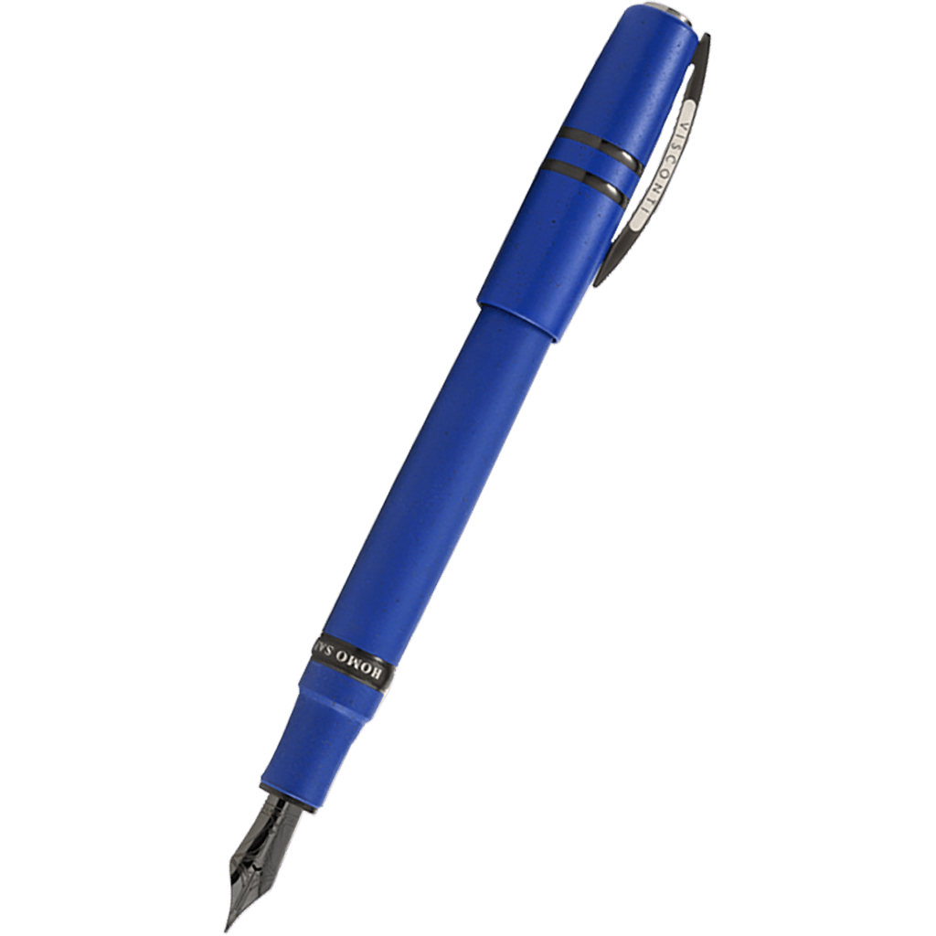 Visconti HomoSapiens マリーンスティール オーバーサイズ Visconti Homo Sapiens Fountain Pen - Ultramarine Blue - Oversize