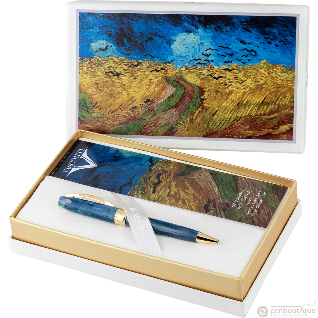 Visconti Van Gogh Ballpoint Pen - Wheatfield with Crows-Pen Boutique Ltd