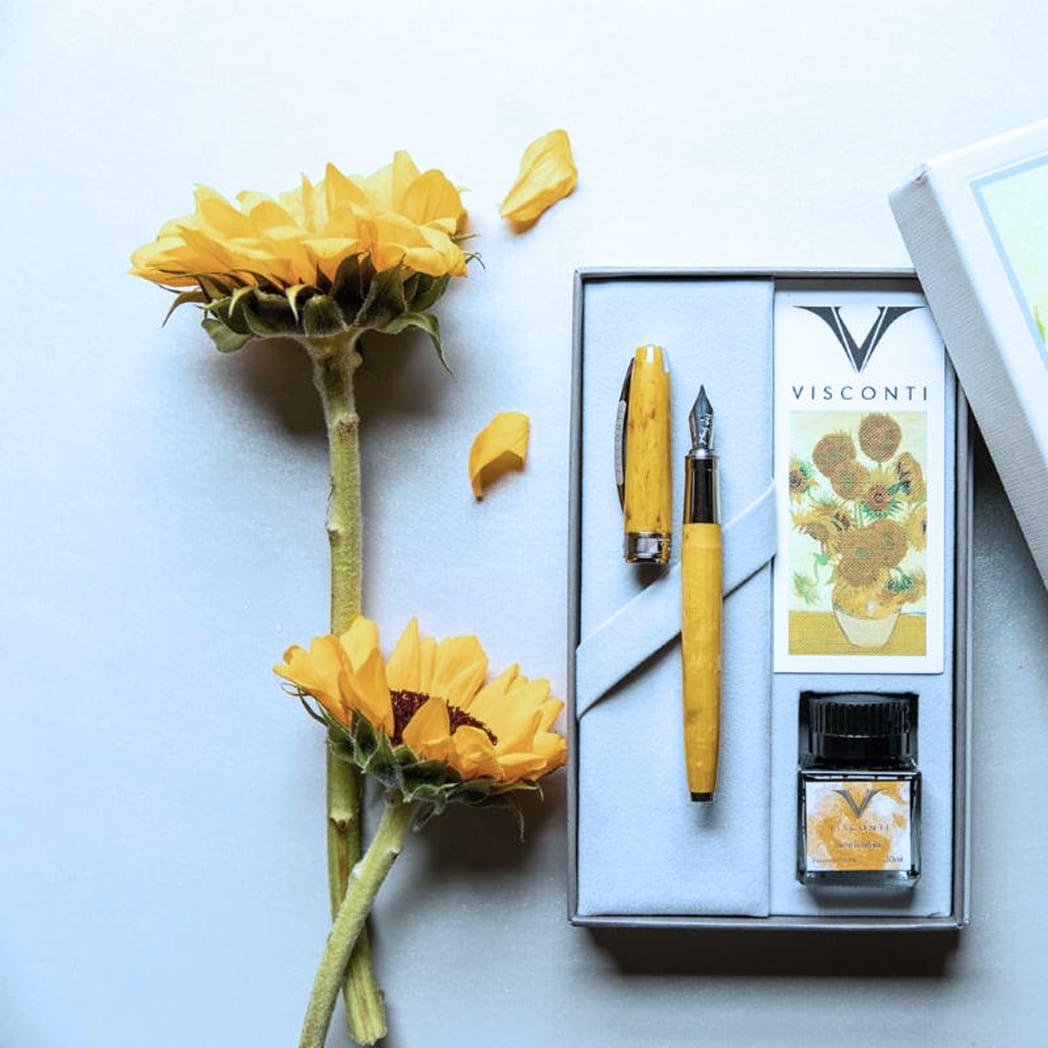 Visconti Van Gogh Fountain Pen - Sunflowers-Pen Boutique Ltd