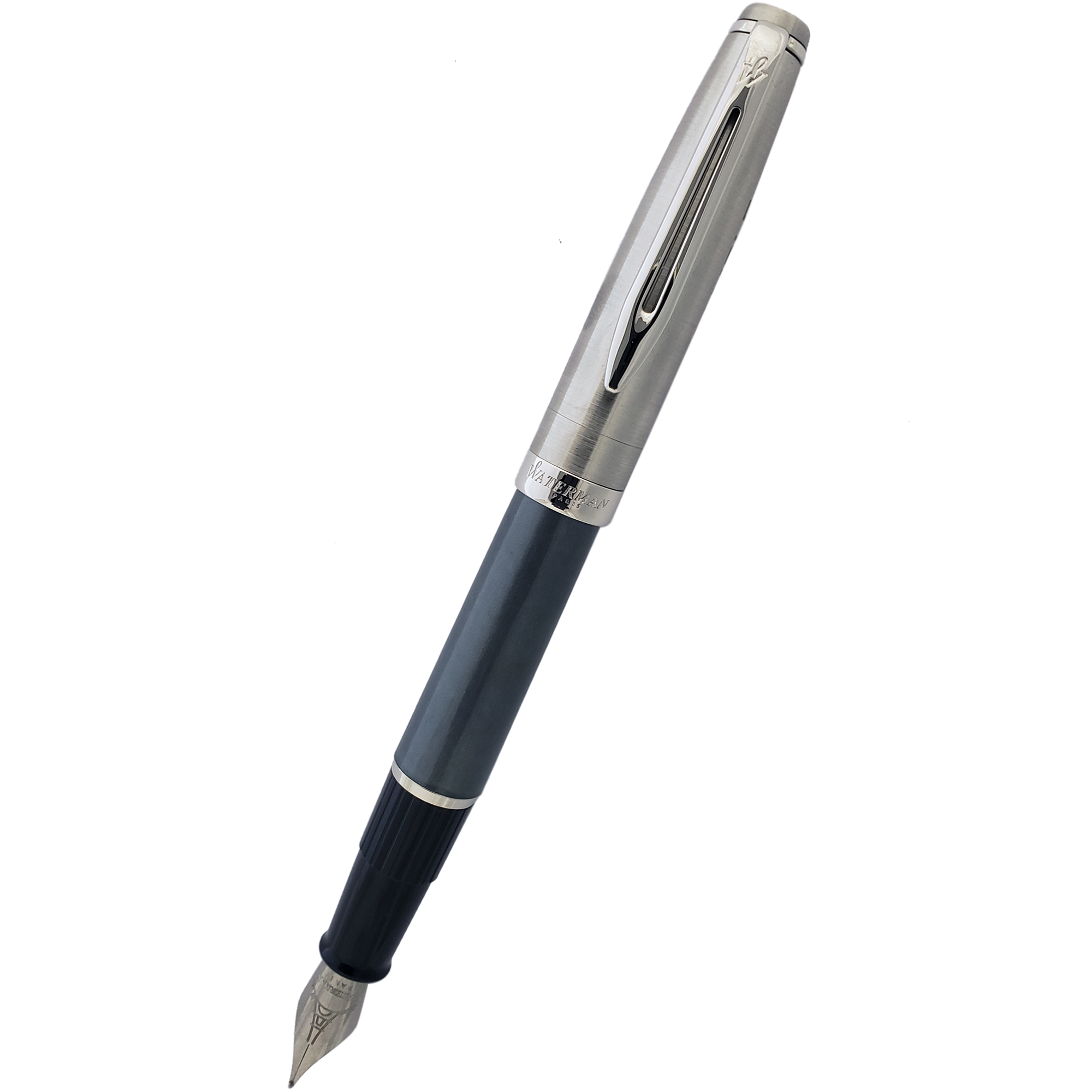 Waterman Emblème Fountain Pen - Deluxe Grey-Pen Boutique Ltd