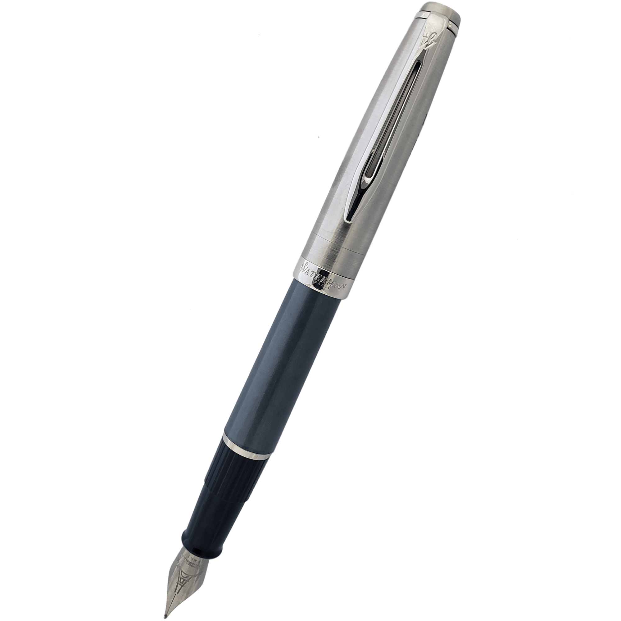 Waterman Emblème Fountain Pen - Deluxe Grey - Pen Boutique Ltd