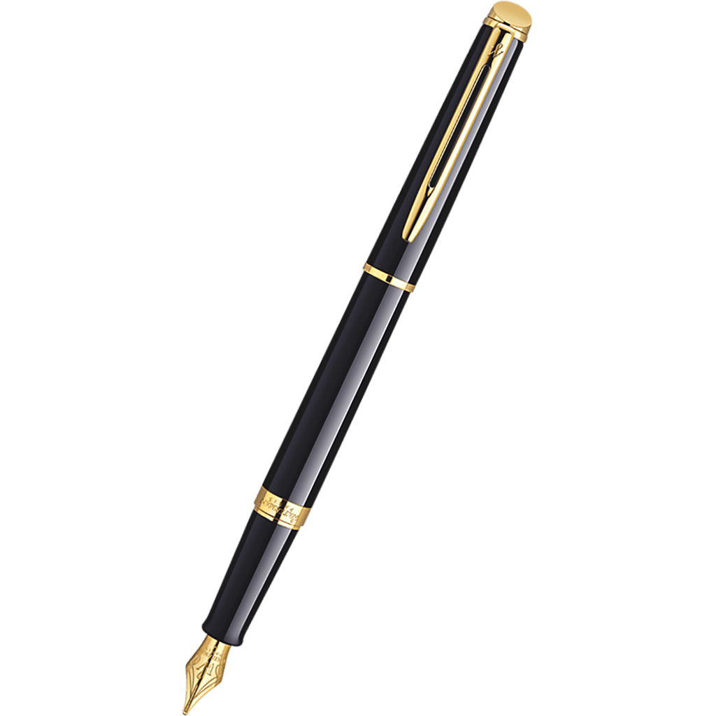Waterman Hémisphère ブラックGT 万年筆 Waterman Hemisphere Fountain Pen - Black - Gold Trim