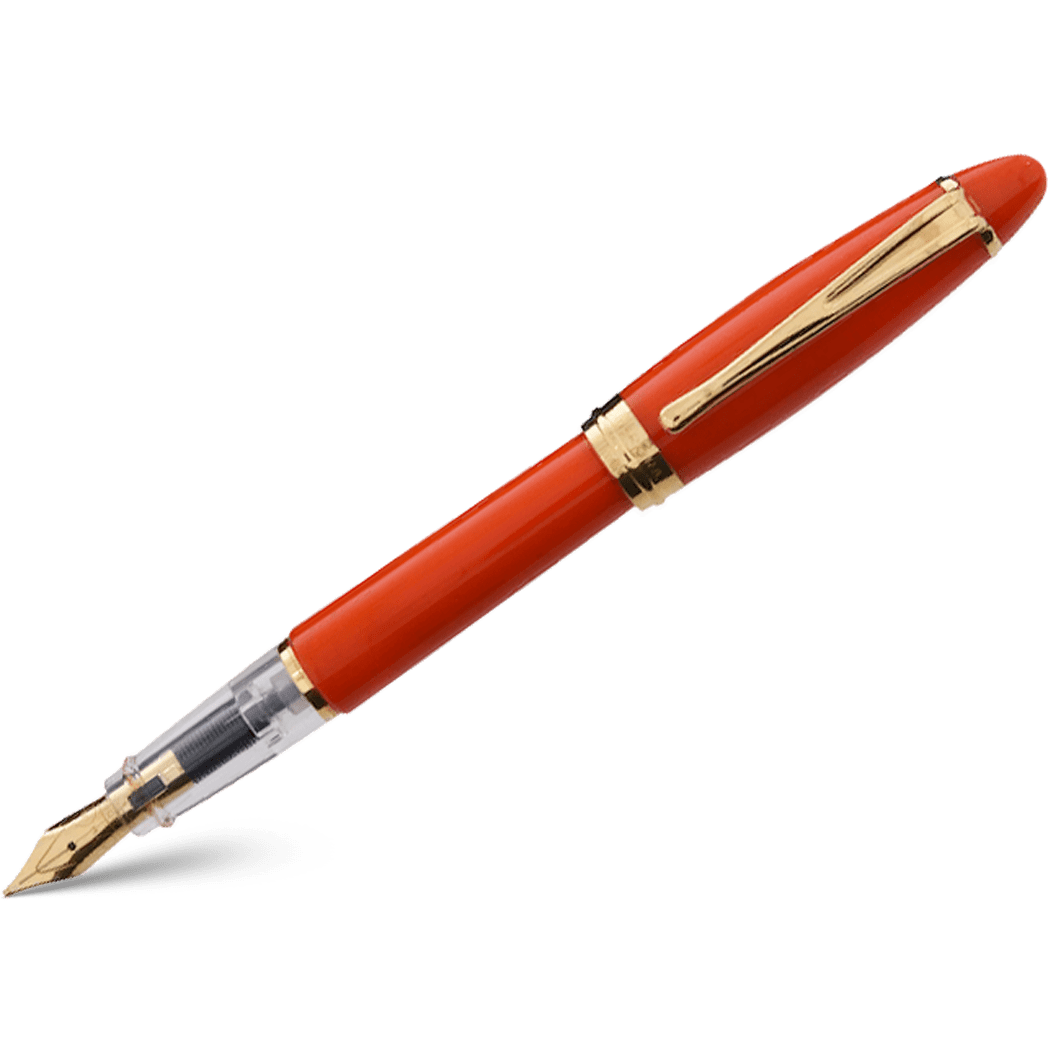 Aurora Ipsilon Demo Colors Fountain Pen - Enthusiastic Orange-Pen Boutique Ltd