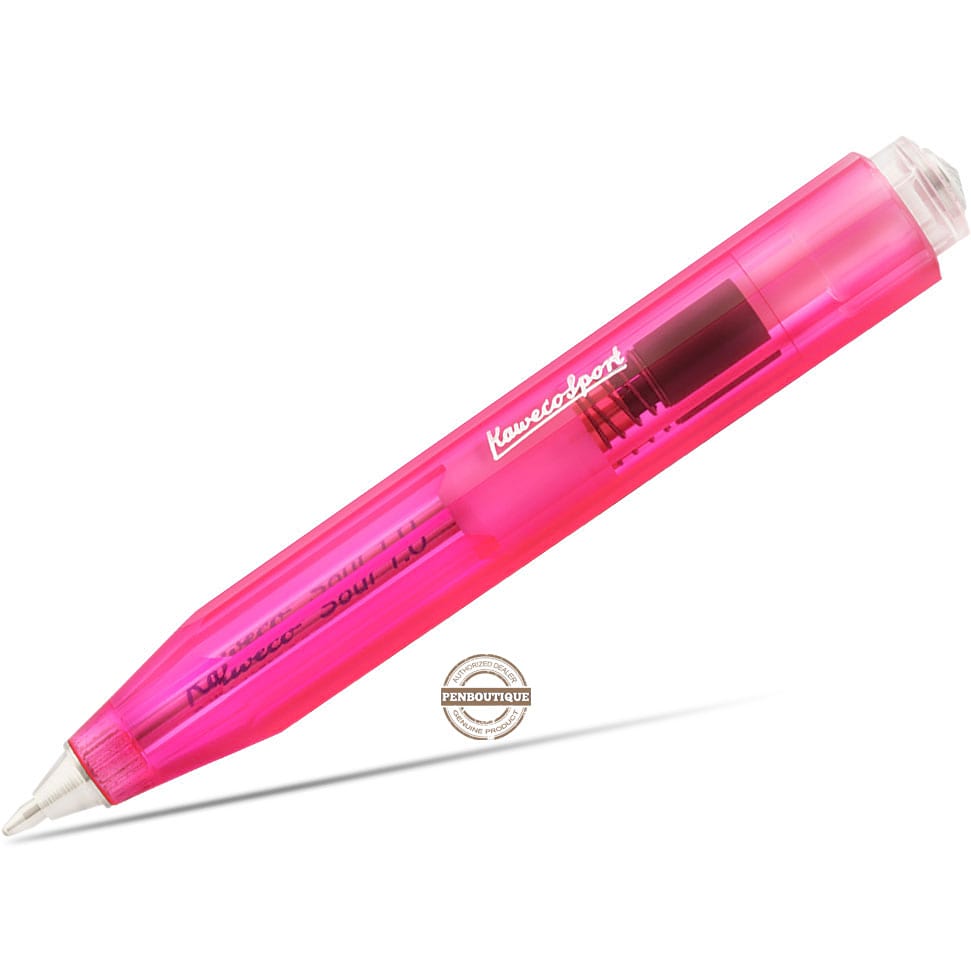 Kaweco Ice Sport Ballpoint Pen - Transparent Pink-Pen Boutique Ltd