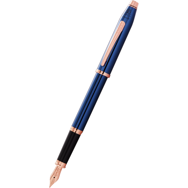 Cross Century II Fountain Pen - Translucent Blue-Pen Boutique Ltd