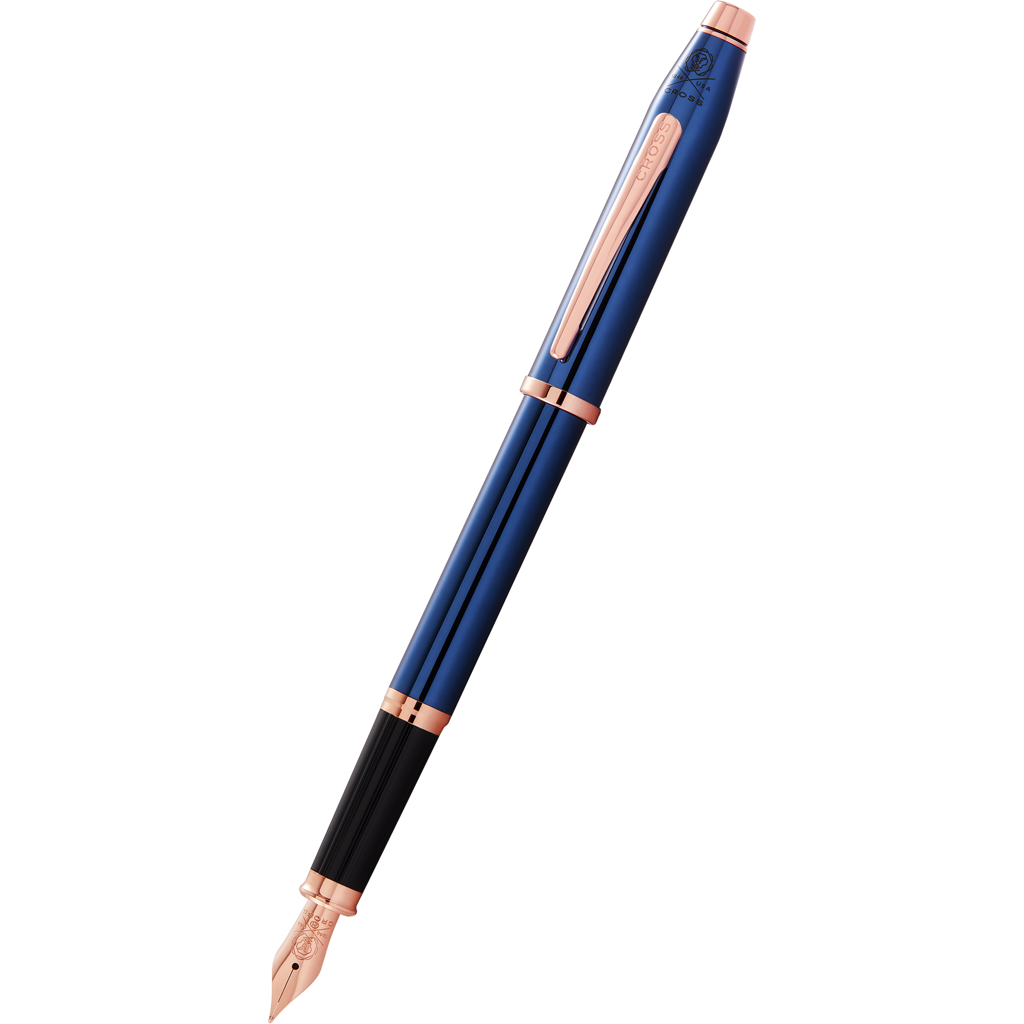 Cross Century II Fountain Pen - Translucent Blue-Pen Boutique Ltd