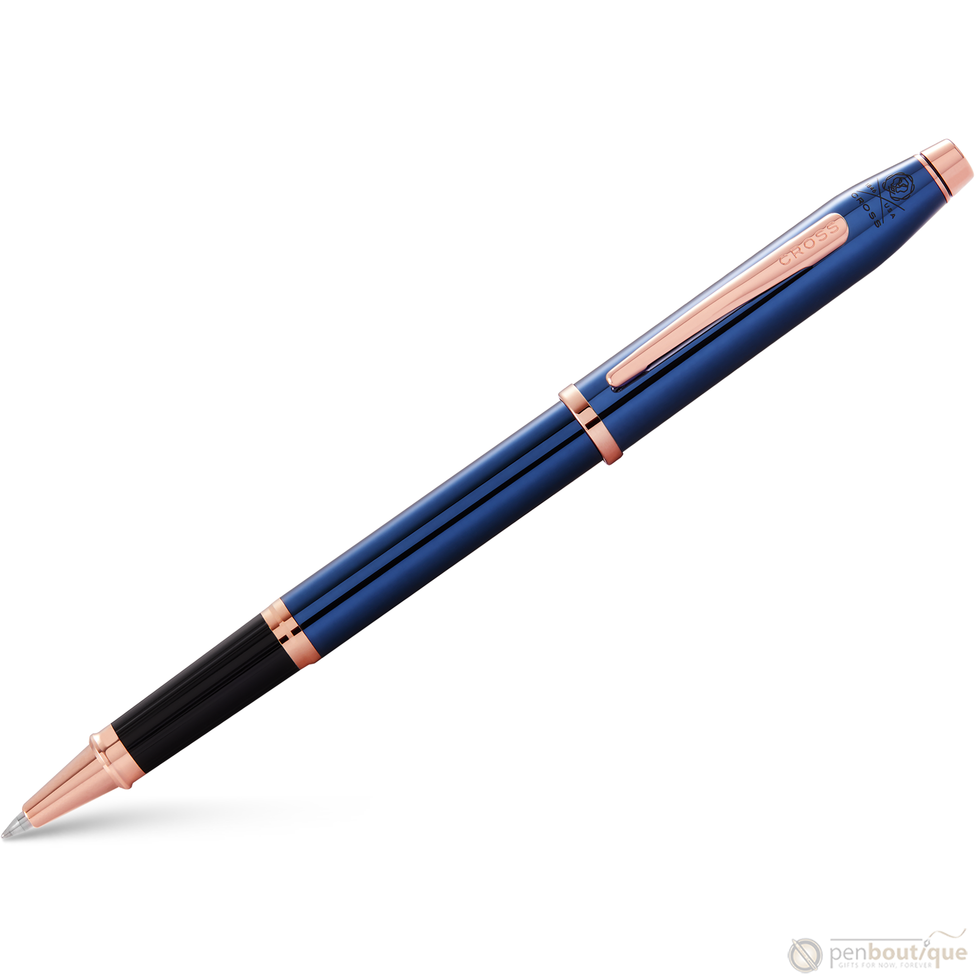 Cross Century II Rollerball Pen - Translucent Blue-Pen Boutique Ltd