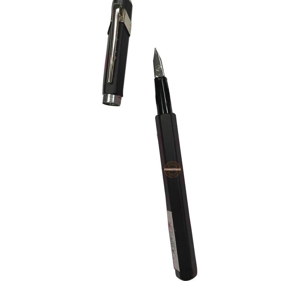 Caran D' Ache 849 Metal Black Fountain Pen - Medium Nib-Pen Boutique Ltd
