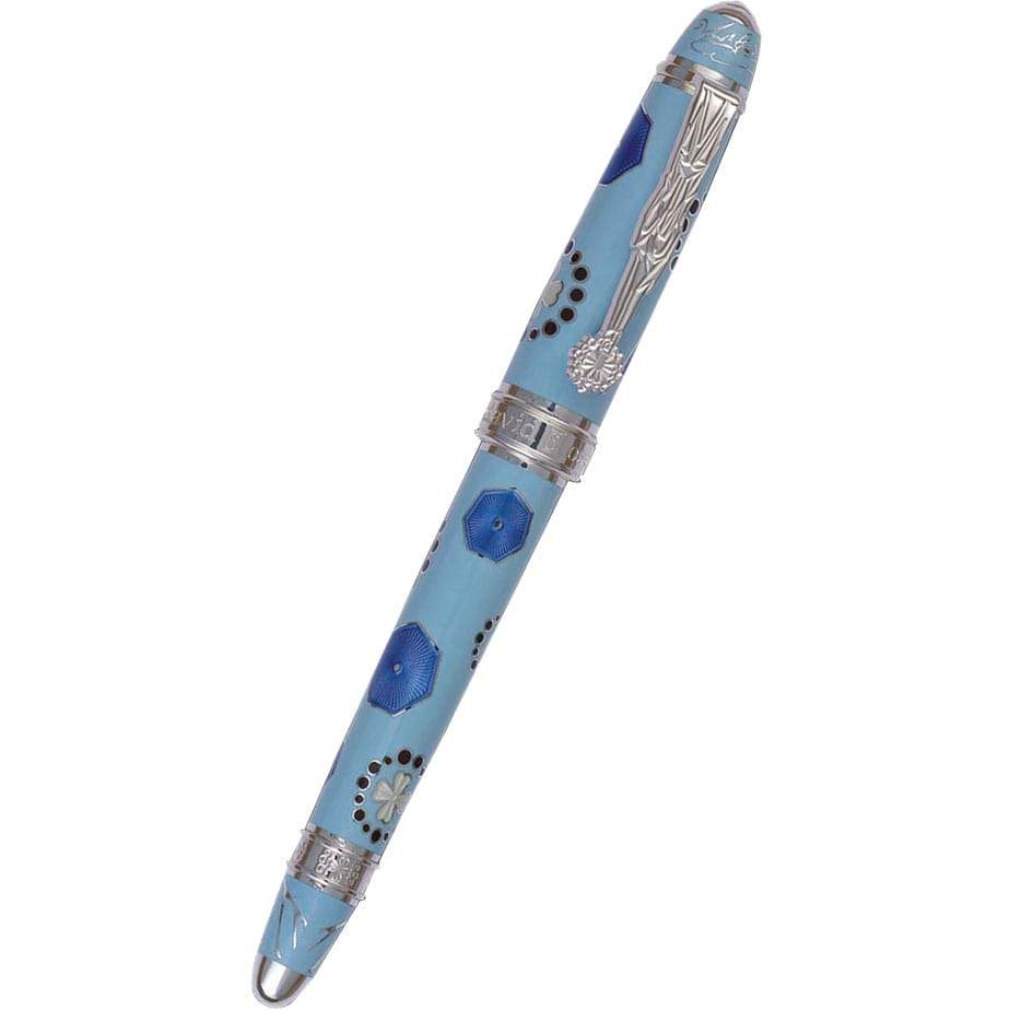 David Oscarson La Sagrada Familia Fountain Pen - Sky Blue (Limited Edition)-Pen Boutique Ltd