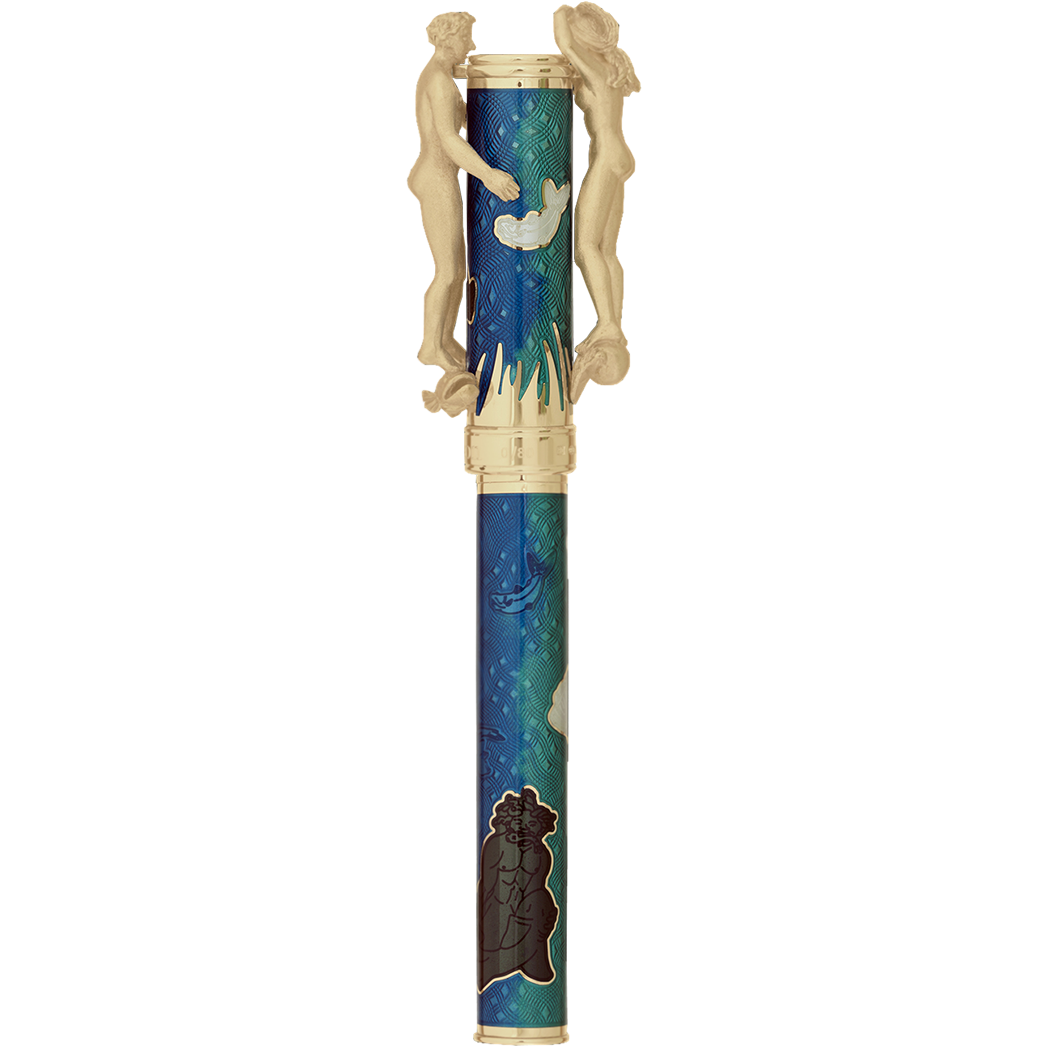 David Oscarson Marriage of the Waters Rollerball Pen - Teal-Pen Boutique Ltd